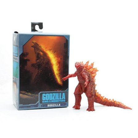 Neca Godzilla -hahmolelu, vuoden 2019 elokuvaversio, toimintahahmo, 16 cm korkea, elävä ulkonäkö, hienot yksityiskohdat, syntymäpäivä- tai 