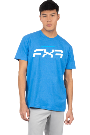 Koszulka FXR Vapor Premium Niebieski/Złamany Biały L
