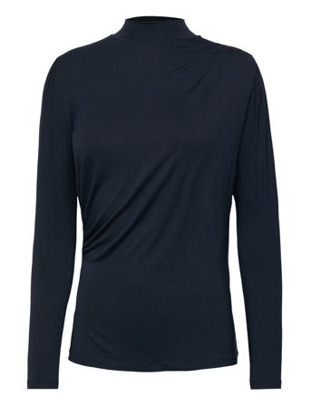 T-Shirts Langærmet T-shirt Navy Esprit Casual