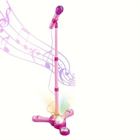 Mikrofoni Karaoke Plug-in MP3 Bluetooth-toiminto Jalusta Mikrofoni Lasten Musiikki-instrumentti Lavalelu Opiskelijan Opetusväline