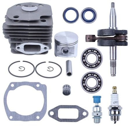 50MM Cylinder Piston Top Finish Reparationskit Kompatibel Med Husqvarna 372 371 365 362 Motorsav