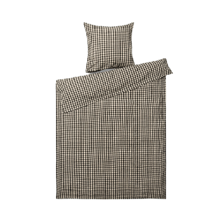 JUNA Bæk&Bølge Påslakanset Sängkläder Svart 150X210