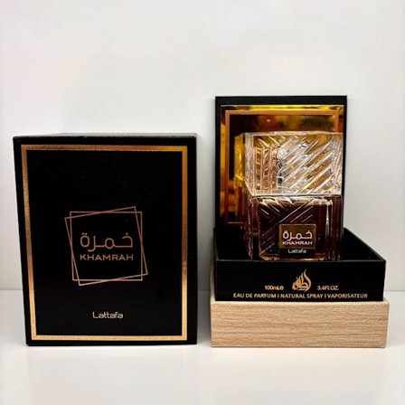 Högkvalitativa Lattafa Parfymer Khamrah Qahwa Black 100ML Khamrah Qahwa Black 100ML