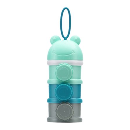 Bærbar Lækagesikker Grøn Mælke Pulver Snack Dispenser med Stor Kapacitet