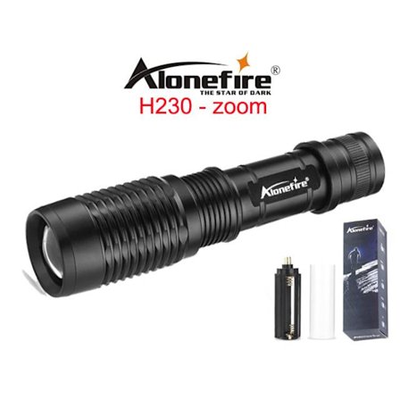 Led ficklampa 1x XM-L T6 led 1000 Lumen Zoom