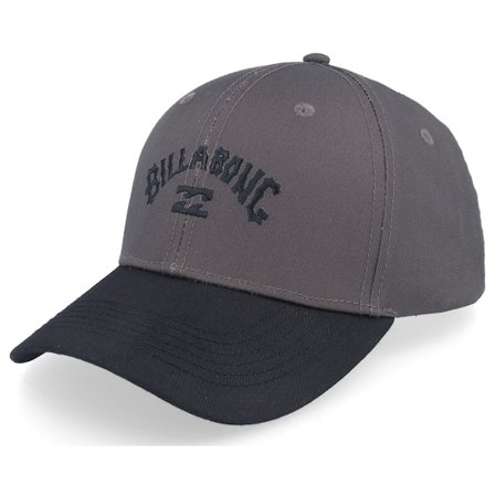 Billabong - Grey adjustable Czapka Z Daszkiem - Arch Charcoal/Black Adjustable @ Hatstore