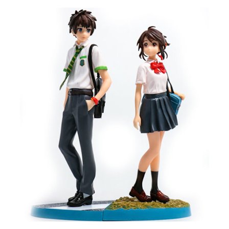 Your Name Is Miyamizu Mitsuha Anime Figur Leke Samlemodell Kolleksjoner for Anime-fans
