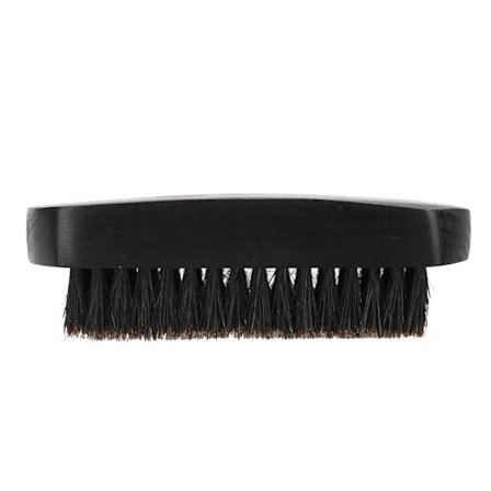 Skjeggkost for menn, bartkam Bøkebart Skjeggrensebørste med komfortabelt grep og beroligende massasjefunksjonalitet, håndlaget i tre