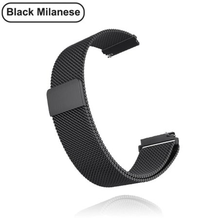 18 mm 20 mm 22 mm metallarmbånd for Garmin Vivoactive 3 4 4s Band Watch Venu 2 2s SQ Forerunner 645 Armbånd Silikonløkke Nylon håndledd Nylon Rød 18MM