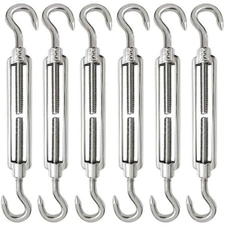 Stykker Kabelstrammer M6 Kabelstrammer Rustfrit Stål 304 Adj