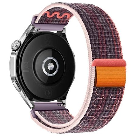 22mm 20mm Nylon Loop Band för Huawei Watch 5/4/GT5/4/3/2 Pro 46mm Handarbete Armband Amazfit Active2/Balance 2 Rem