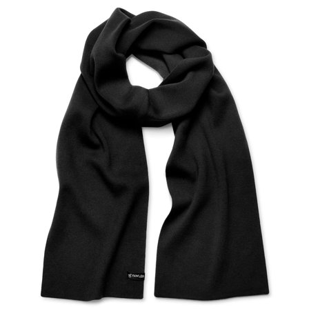 Kyler Kite | Black Organic Cotton Scarf for Men - Winter Scarves