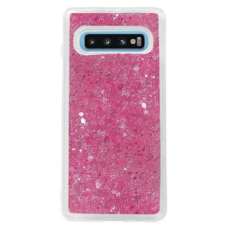 Glitter Skal Till Samsung Galaxy S10 Plus - Rosa Rosa