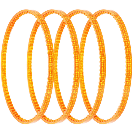 4 stk. bomuldsgodt DIY-maskinremme Bomuldsgodtmaskine Udskiftningsremme i plast [db] Orange 11.50X11.50X0.50CM Orange 11.50X11.50X0.50CM