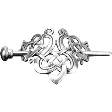 Vintage Keltisk Knut Hårklemmer Fletter Hårsmykker Hårklemme med Pinne