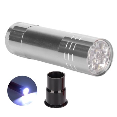 Ægtester LED Cool Light Ægtester Lampe Inkubator Til Andeæg Gæseæg Kran Vagtelæg Fugleægssilver