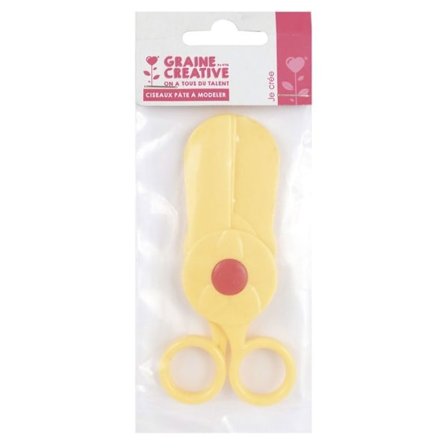 Lasten muoviset sakset, erityisesti muovailuvahalle