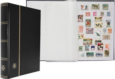 BASIC insticksbok - A4 - 64 hvide sider - Sort - Leuchtturm