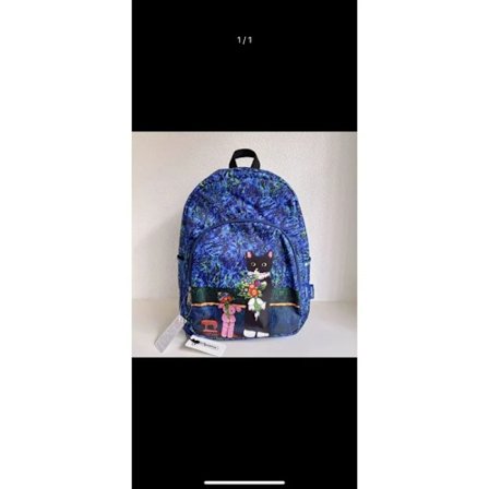 Lesportsac Kawaii Damtygväska Cat Co Branded Series Söt printed handväska Cross Body Bag Tote Bag