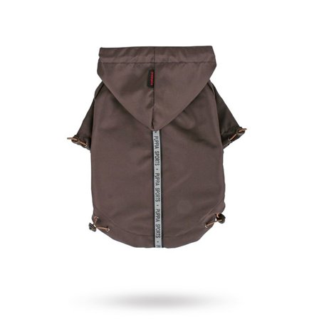 Puppia - Base Jumper Brown - Regntäcke - Regnkläder, regnjacka & regntäcke till hund