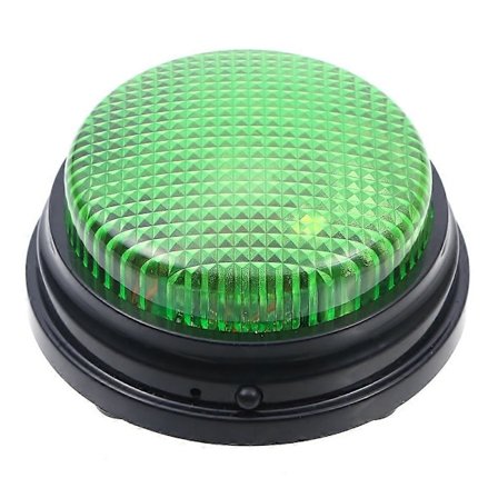 Optagelig Talende Knap Stemmeoptagelse Lydknap Med Højt Klart Energibesparende Lys