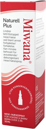 Miwana Plus 3,5 % saltvanns nesespray 30 ml