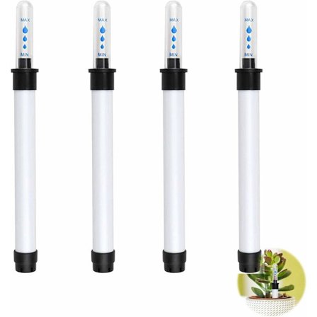 Vannstandsmåler Jordfuktighetsmåler Plantefuktighetsmåler 4 stk