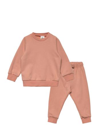 Cozy Sweat Set Baby Sets Sweatsuits Rosa Müsli By Green Cotton