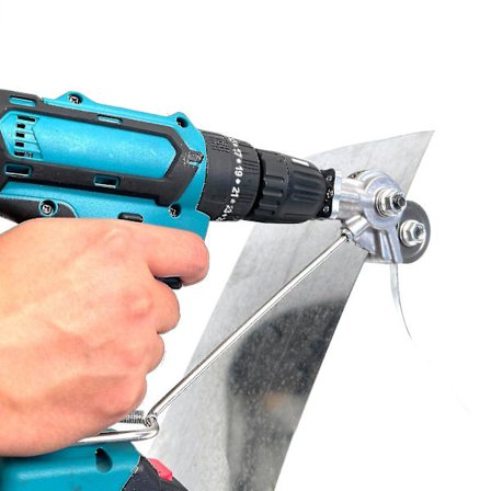 Elektrisk boremaskine pladeskærer metalplade nibbler præcis skæring bærbar metalpladeskæringsværktøj Yyds