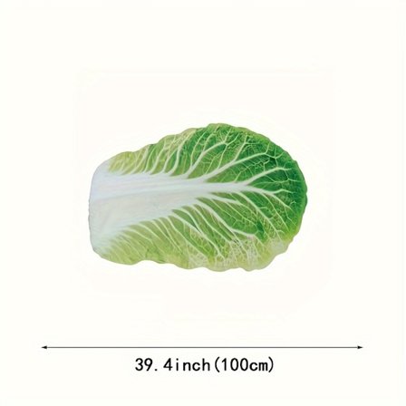 Flannel Tæppe, en Sjov Kål-Formet Tæppe Gave, Hyggeligt Og Varmt Blødt Tæppe, Velegnet til Sofa, Kontorseng Og Udendørs Rejser.