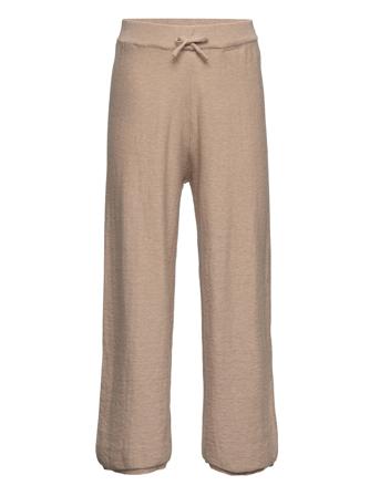 Nmfleaf Loose Knit Ancle Pant Lil Beige Lil'Atelier