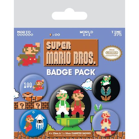 Badge Pack - Super Mario Bros