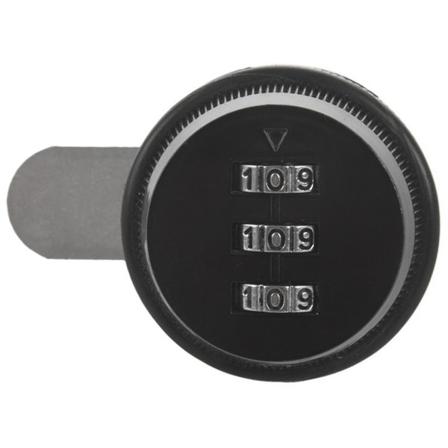 Alloy Kodekombination Camlås Nøgleløs Post Mailboks Skab Rv 3 Hjul Sort