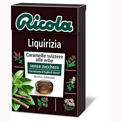 Ricola Liquirizia Senza Zucchero 50g
