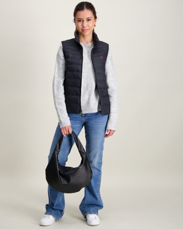 Polo Ralph Lauren P-Layer 2 Packable Quilted Vest Musta Takit Tytöt - Kids Brand Store