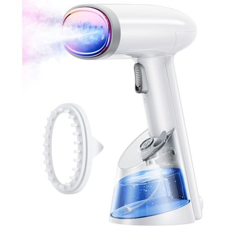 Reise Dampgenerator 1200W Bærbar Reise Strykejern med 250ml Vanntank, Ideell for Hjem og Reise Reise Dampgenerator Hvit