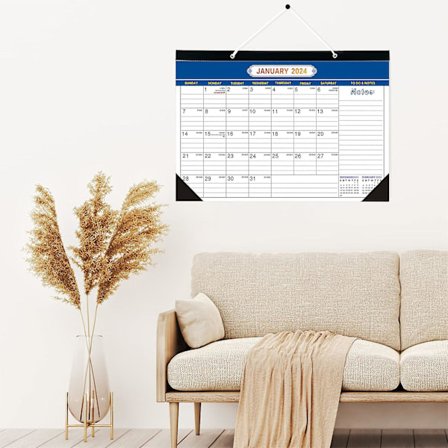 18-Måneder Skrivebords Kalender 2024-2025 Væghængt Eller Skrivebords Månedlig Planlægger Med To-Do Liste Og Noter Hjem Kontor Skole Og Lærer 