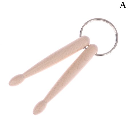 Mini trommestikker nøkkelring Tre trommestikker nøkkelring kjede nøkkelfob