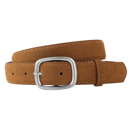 Bälte, dam anti-läder mocka midjebälte, dam retro vintage vintage silvernålsspänne matchat med jeans, high-end nytt stilbälte