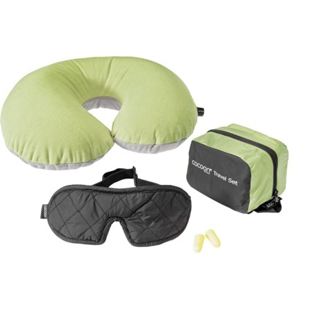 Cocoon Travel Set Ultralight pillows Green OneSize