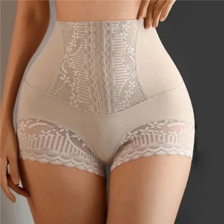 Højtaljede trusser Shapewear CHAMPAGNE L L