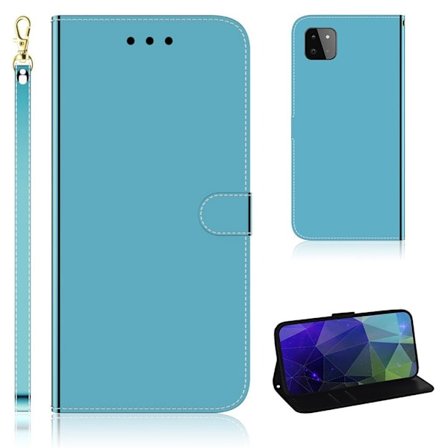 Mirror Samsung Galaxy A22 5G fodral - Blå