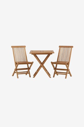 Venture Home - Bord Kenya med 2 stole Kenya - Brun - Cafésæt - Fra Homeroom