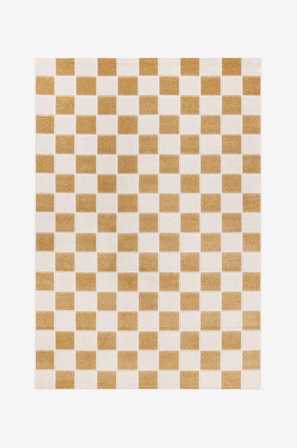 KM Home - Flatvävd matta Hawaii - Gul - Slätvävda mattor - 240X340 - Från Homeroom