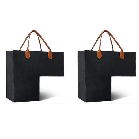 Portaatkori nahkakahvalla, 16 tuuman matolle portaisiin, järjestäjä huopainen kokoontaitettava kori