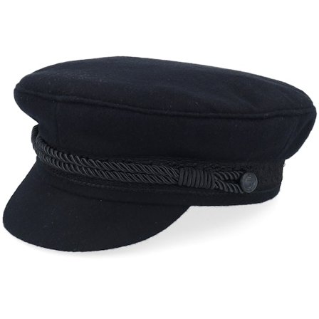 Hammaburg - Elbsegler Black Vega Cap Traditionalbeanie Black Cap - @ Hatstore