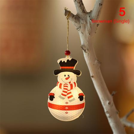 2023 Jul Led-ljus Julgransprydnader Snowmen Pvc H