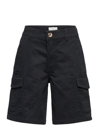 Cargo Bermuda Shorts Shorts Chino Shorts Svart Mango*Betinget Tilbud