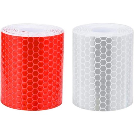 Reflekterende tape - Reflekterende tape - R2 ruller 5 cm × 3 meter - Selvklæbende - Reflekterende tape