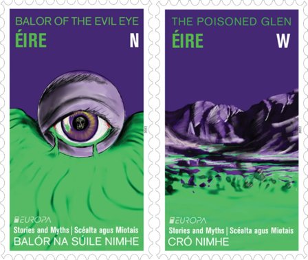 Irland - EUROPA 2022 / Sagn & legender - Postfrisk sæt 2v